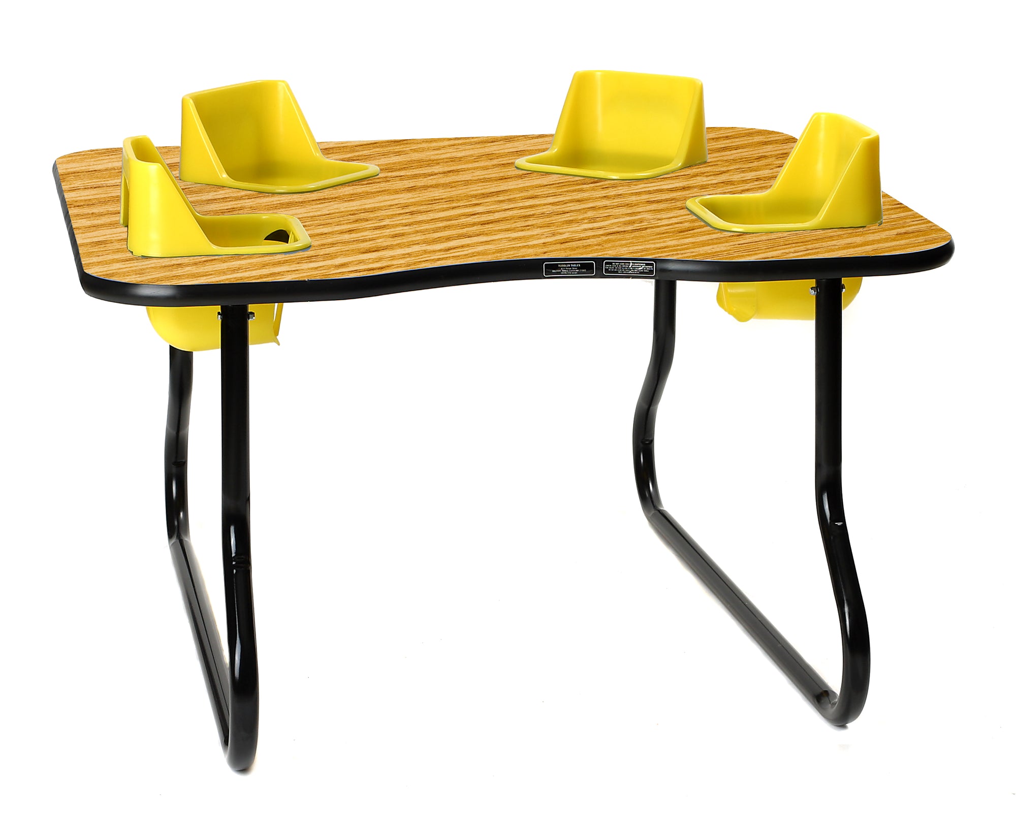 #39151 Toddler Tables 4-Seat Space Saver Feeding Table
