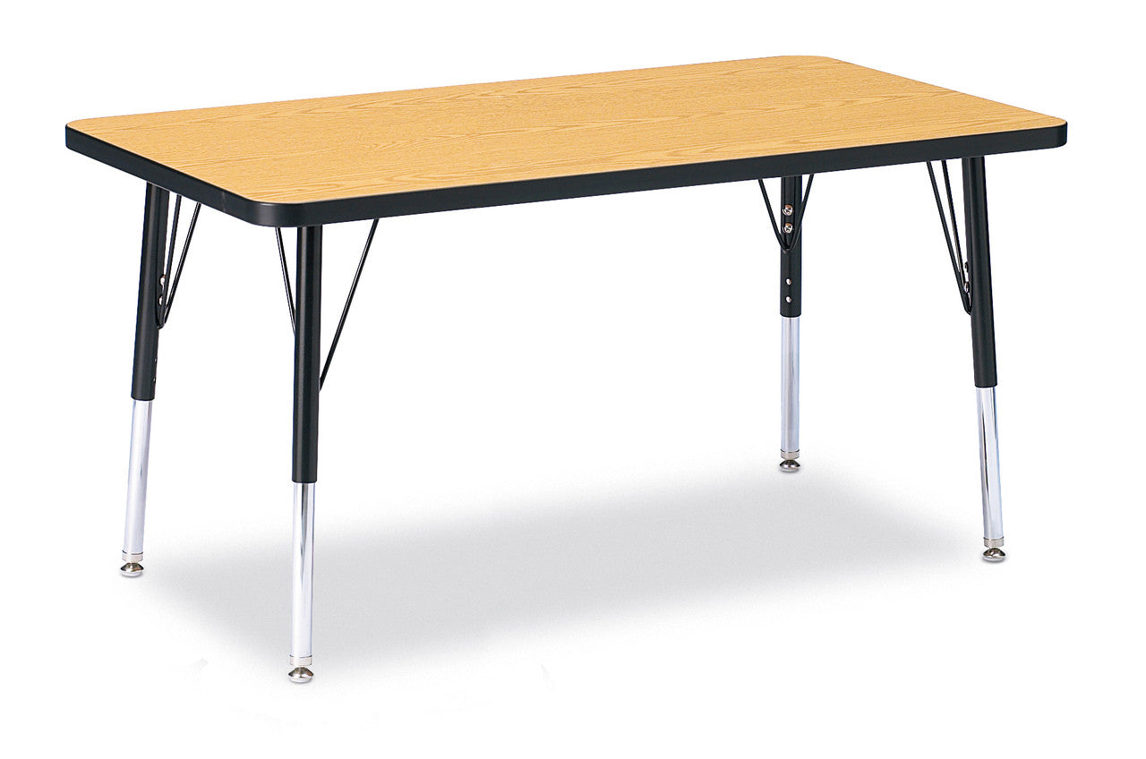 #1651 RA  KYDZ ACTIVITY TABLE - RECTANGLE - 24" x 36", 15" - 24" HT