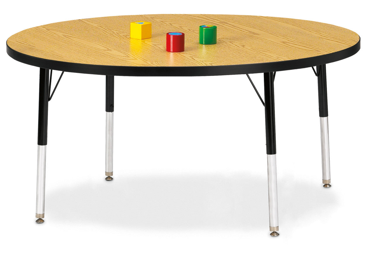 #1619 RA  KYDZ ACTIVITY TABLE - ROUND - 48" DIAMETER, 15" - 24" HT