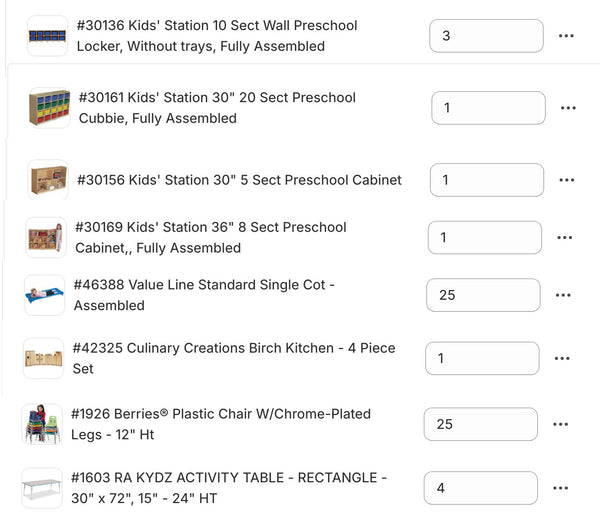 PRESCHOOL (3 to 4 yrs) 25 Students