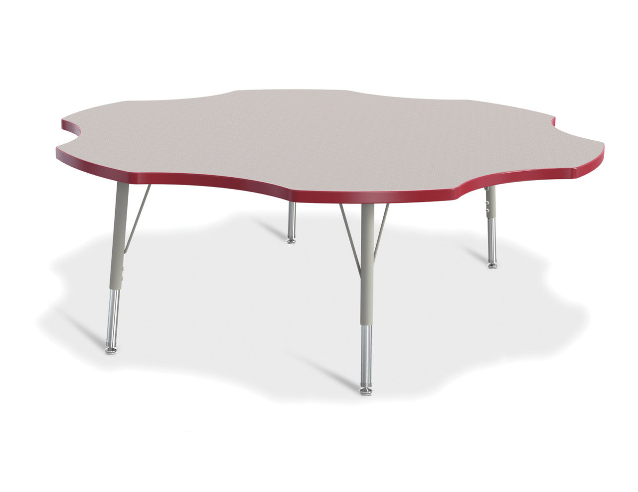#1639 KYDZ ACTIVITY TABLE - SIX LEAF - 60", 15" - 24" HT