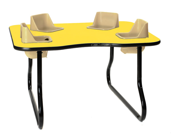 #39151 Toddler Tables 4-Seat Space Saver Feeding Table