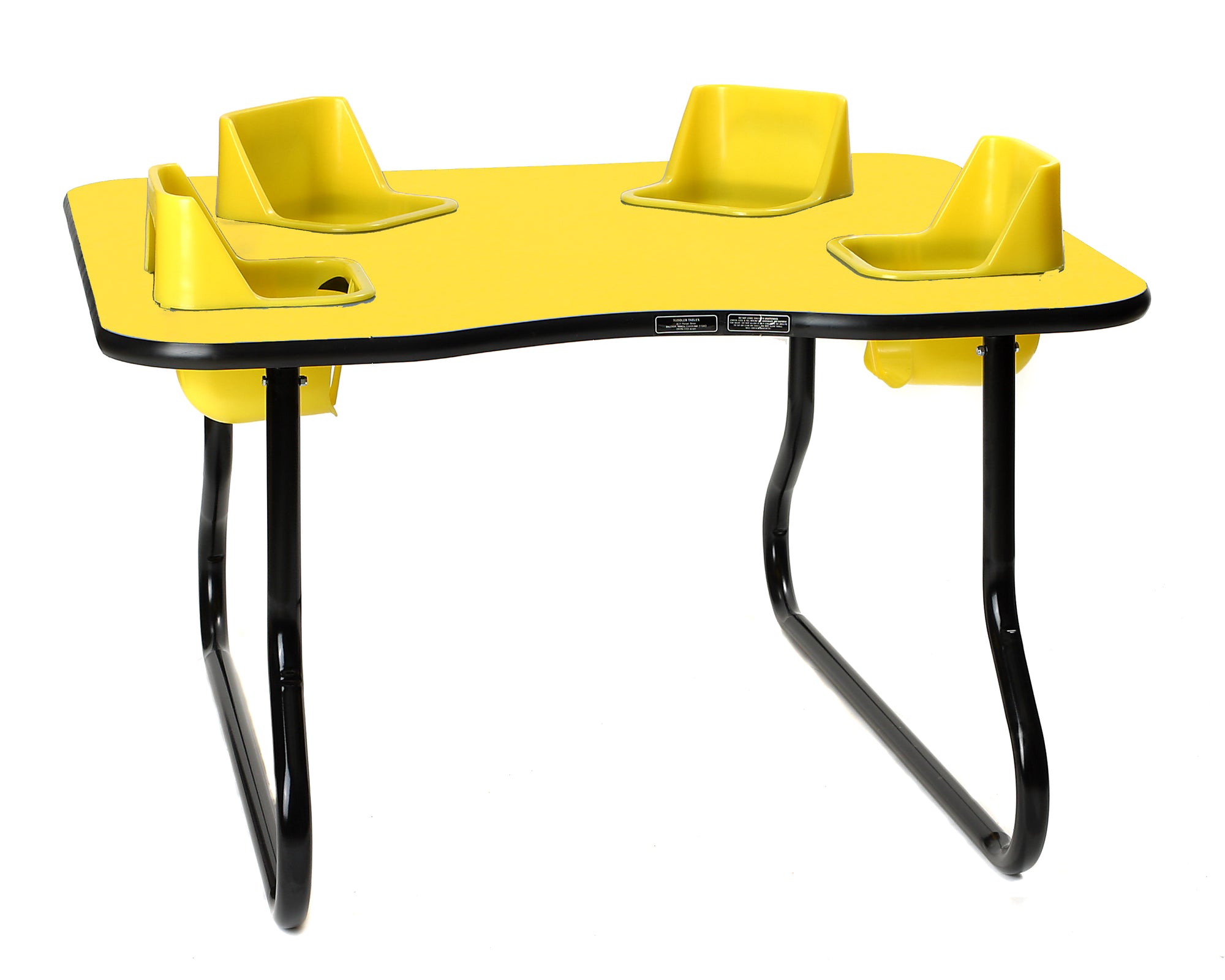 #39151 Toddler Tables 4-Seat Space Saver Feeding Table