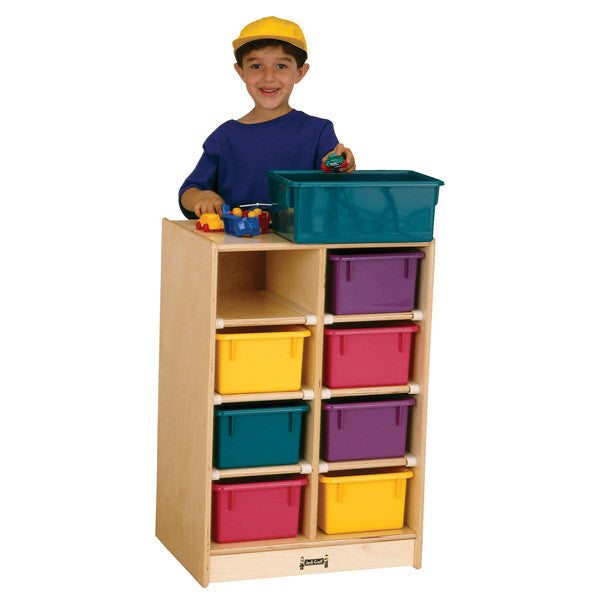 #365 Jonti-Craft® 8 Tray Mobile Storage With Colored Trays