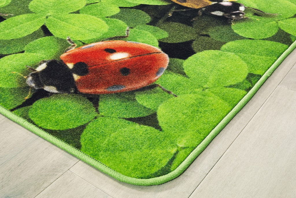 #59211 Real Ladybug Seating Rug, 6ft x 9ft Rectangle