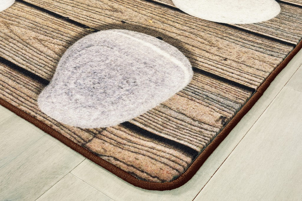 #59217 Stones Seating Rug, 6ft x 9ft Rectangle