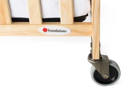 #18572 First Responder® Evacuation Kit (Fits SafetyCraft® & Bristol Cribs), Brass Casters