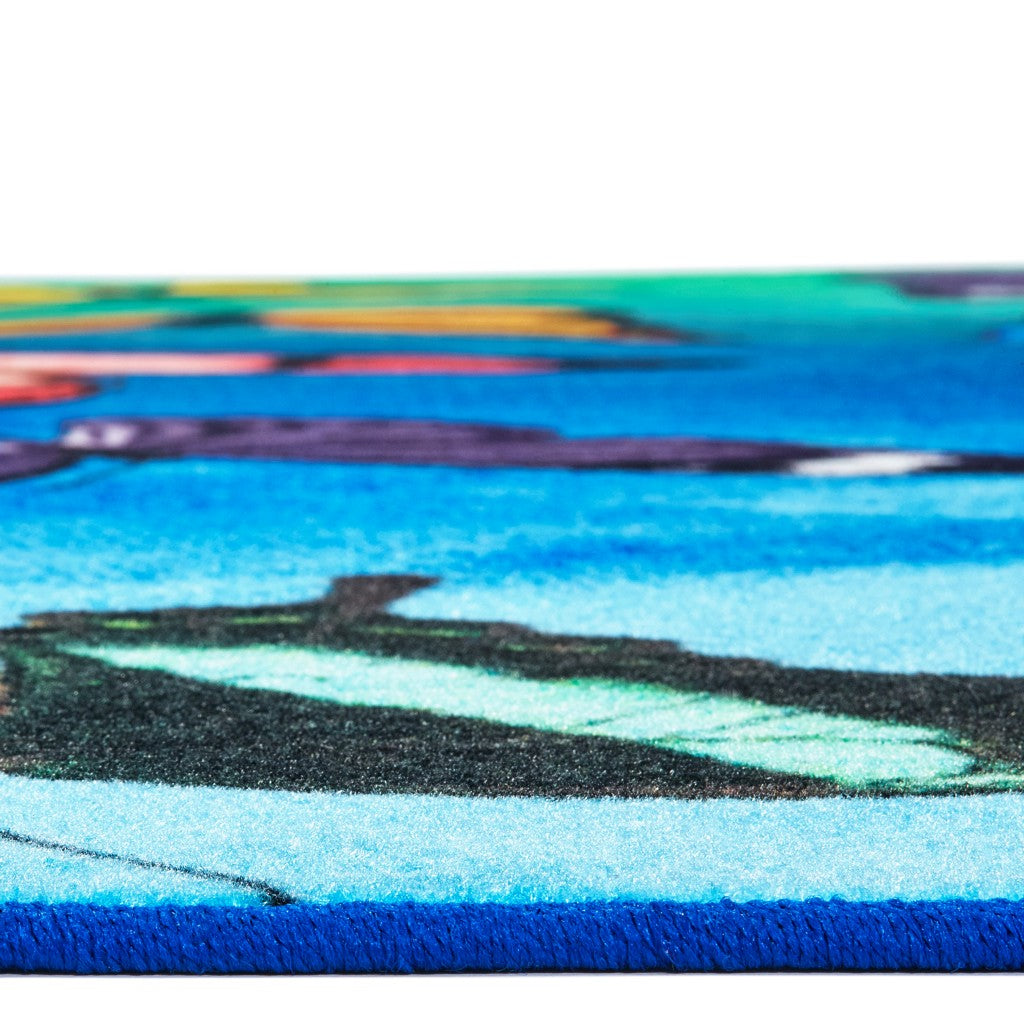 #59156 Beautiful Butterfly Seating Rug, 8ft x 12ft Rectangle