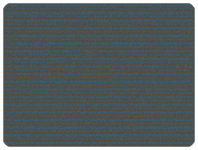 #59121 KIDSoft Subtle Stripes - Gray/Blue, 3ft x 4ft Rectangle Rug