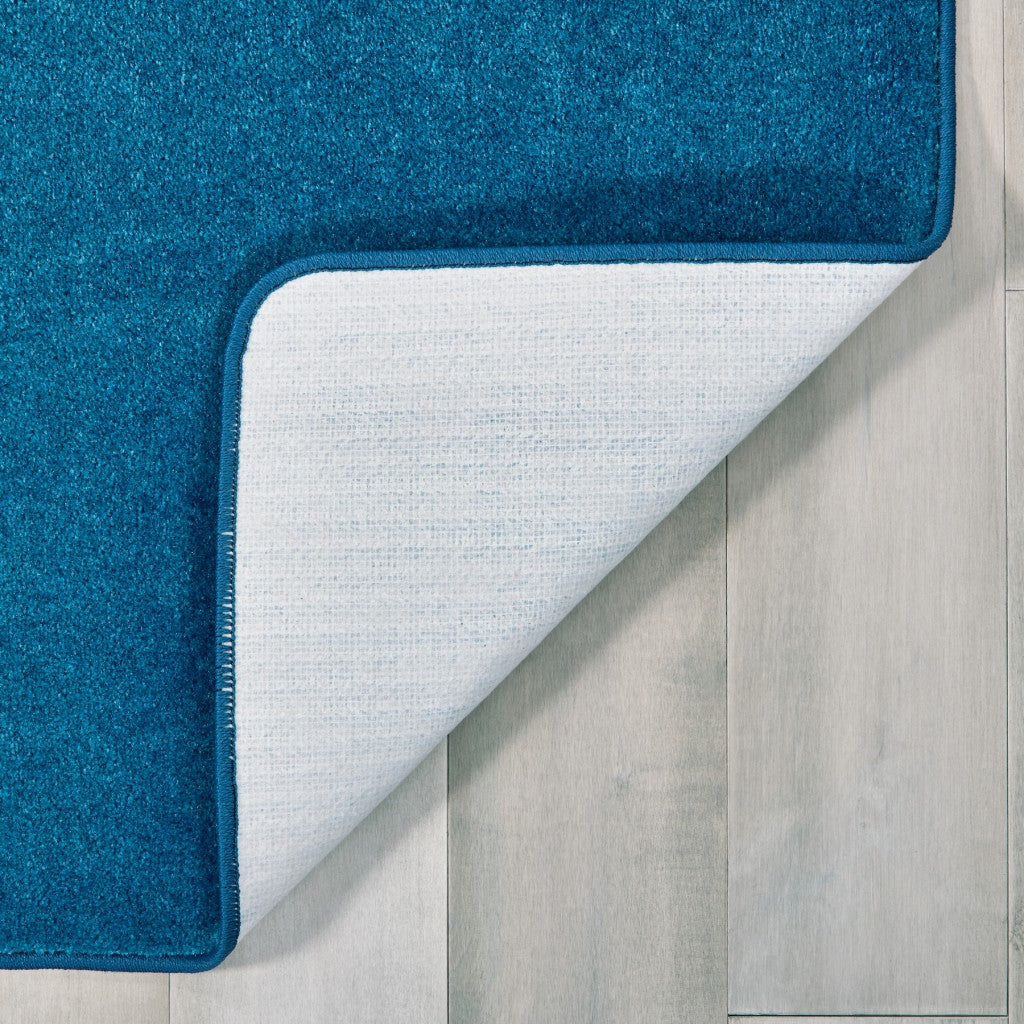 #11685 Mt. St. Helens Solids - Marine Blue, 6' x 9' Rectangle Rug