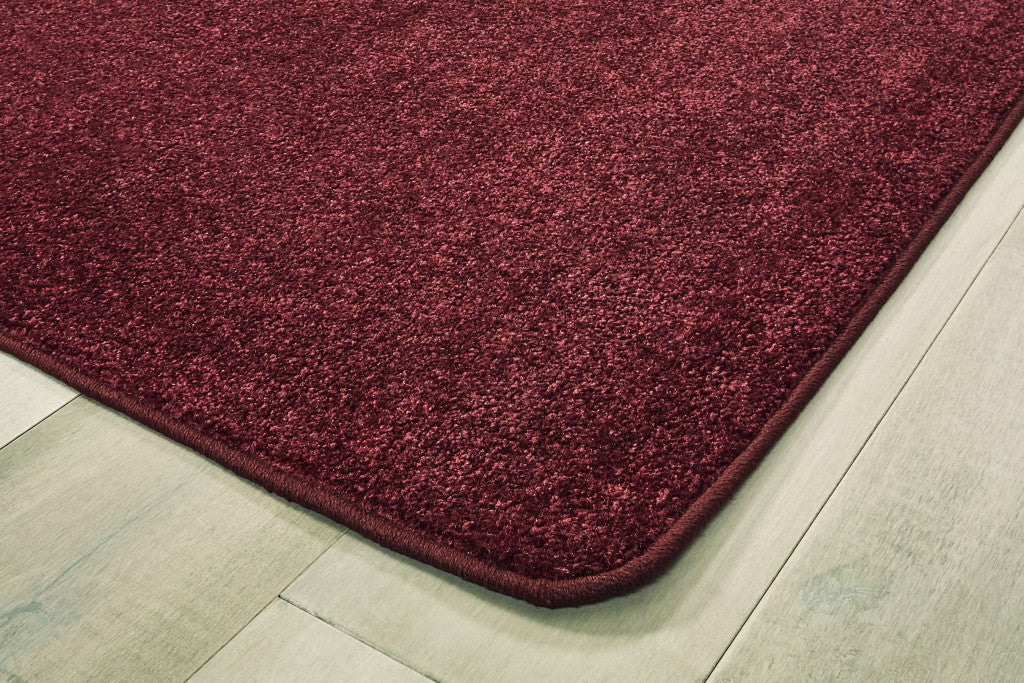 #11687 Mt. St. Helens Solids - Cranberry, 6' x 9' Rectangle Rug