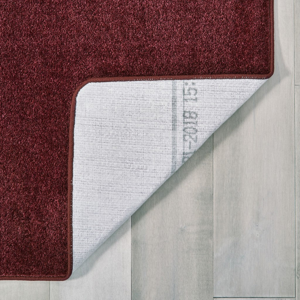 #11687 Mt. St. Helens Solids - Cranberry, 6' x 9' Rectangle Rug