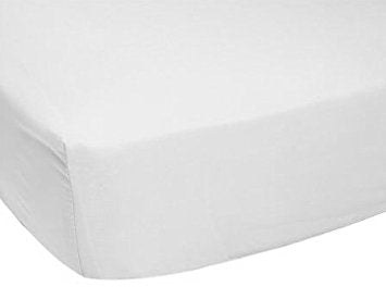 #22730 Fitted Compact Crib Sheet, White