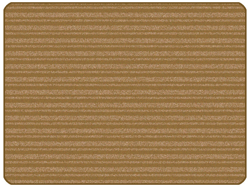 #59118 KIDSoft Subtle Stripes - Brown/Tan, 3ft x 4ft Rectangle Rug