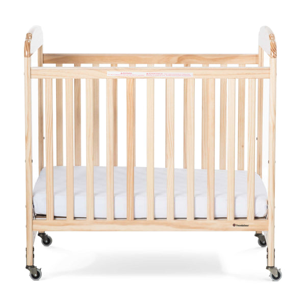 #44415 Next Gen Serenity® Fixed-Side Compact Clearview Crib - Natural