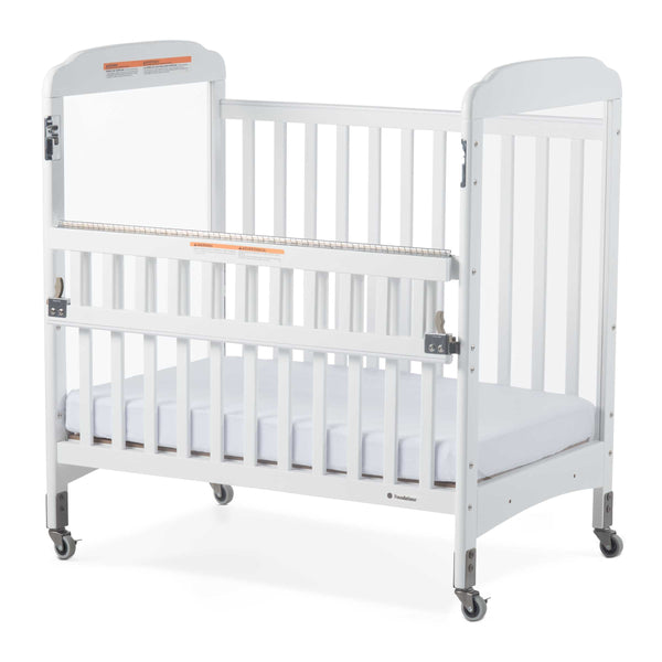 #44419 Next Gen Serenity® SafeReach® Compact Clearview Crib - White
