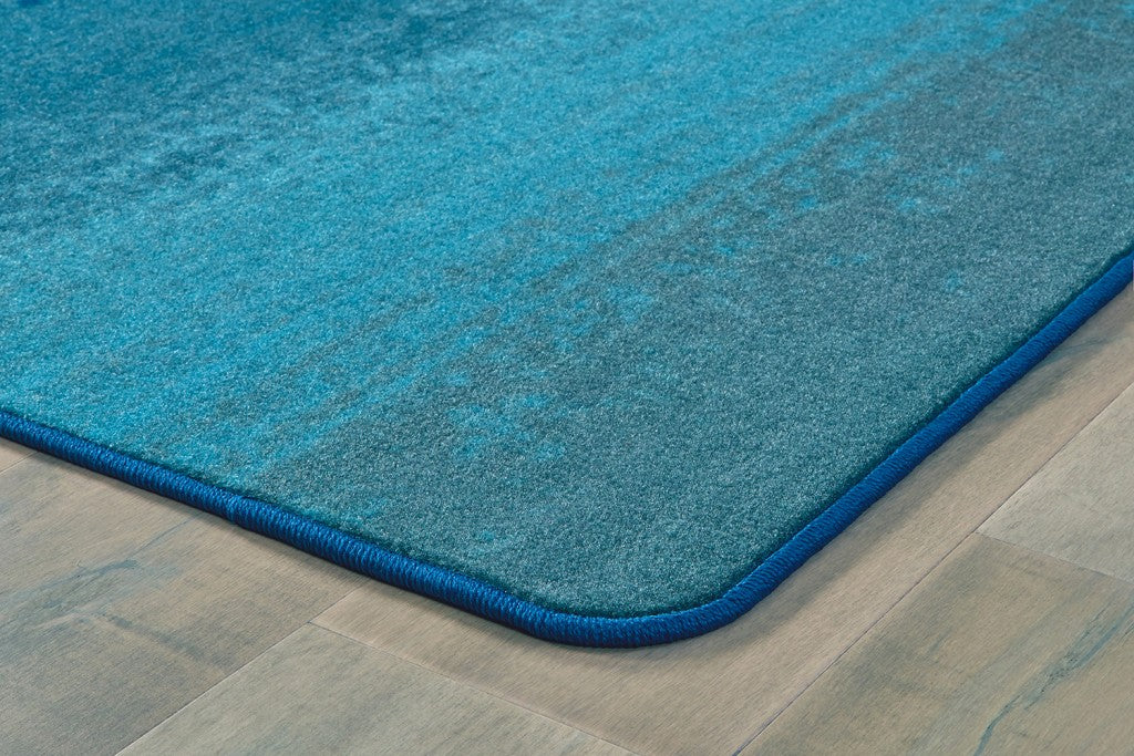 #59233 Alfombra rectangular Water Stripes Blue, 1,83 m x 2,74 m