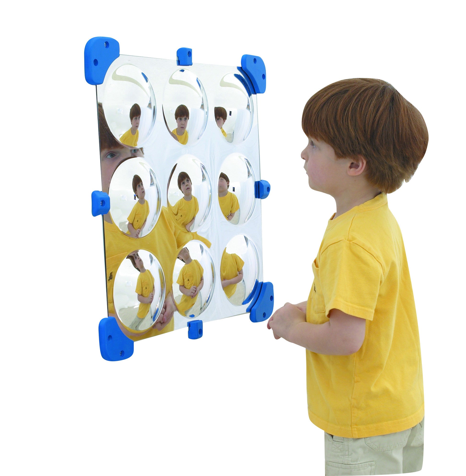 #9177 Bubble Mini Mirror 18.5" Sq.  - Single (Wall Hung)