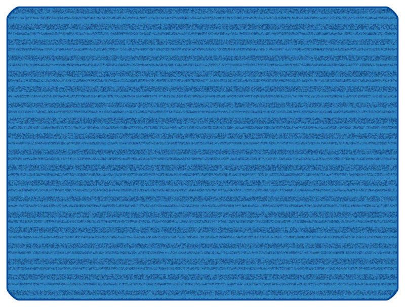 #59127 KIDSoft Alfombra rectangular de rayas sutiles azul primario de 90 x 120 cm