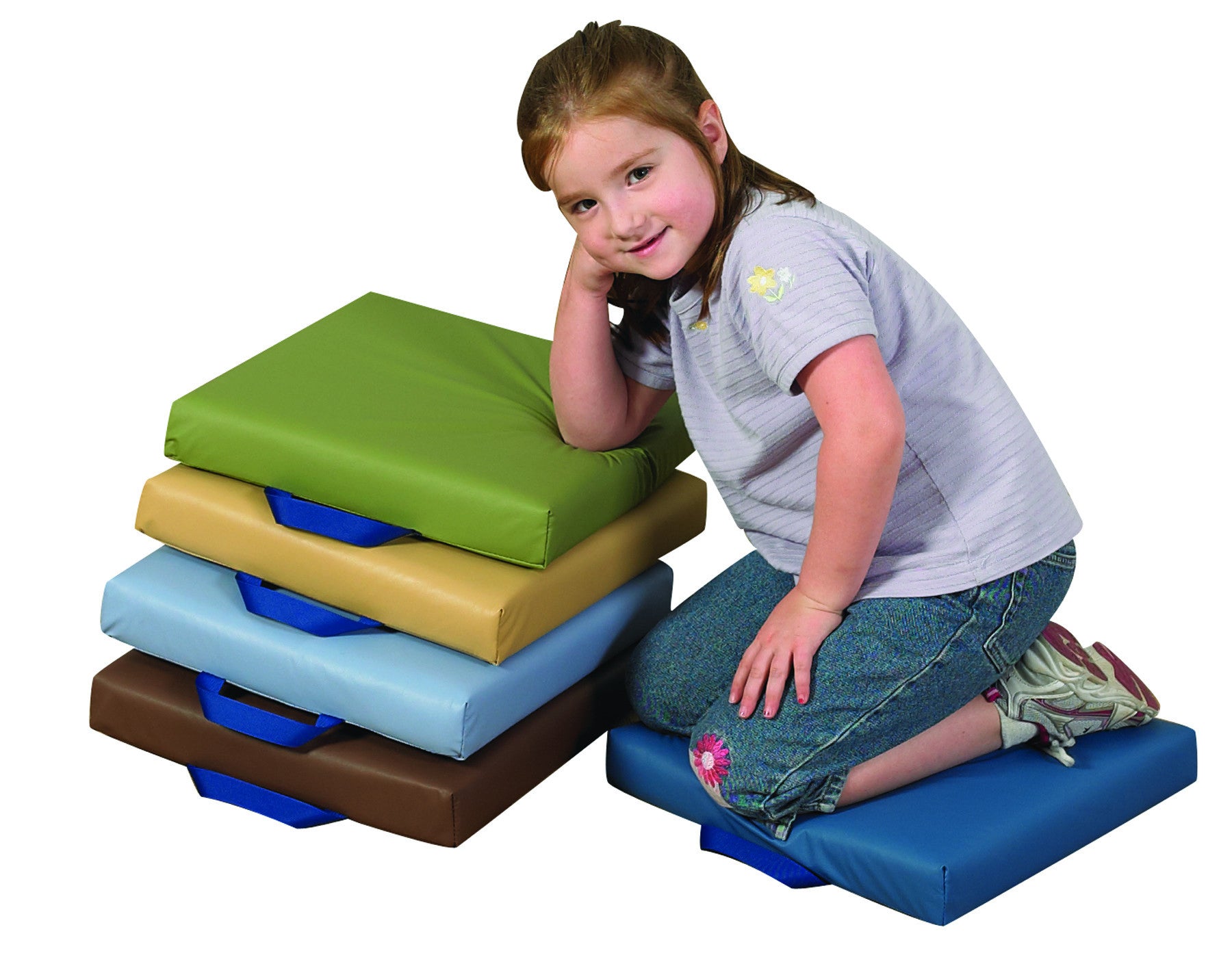 #9248 Juego de 5 cojines de suelo cuadrados Cozy Woodland