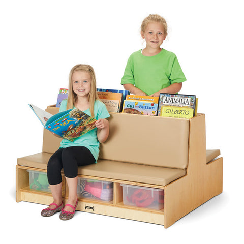 #49026 Jonti-Craft® Read-a-Round Couch - Wheat