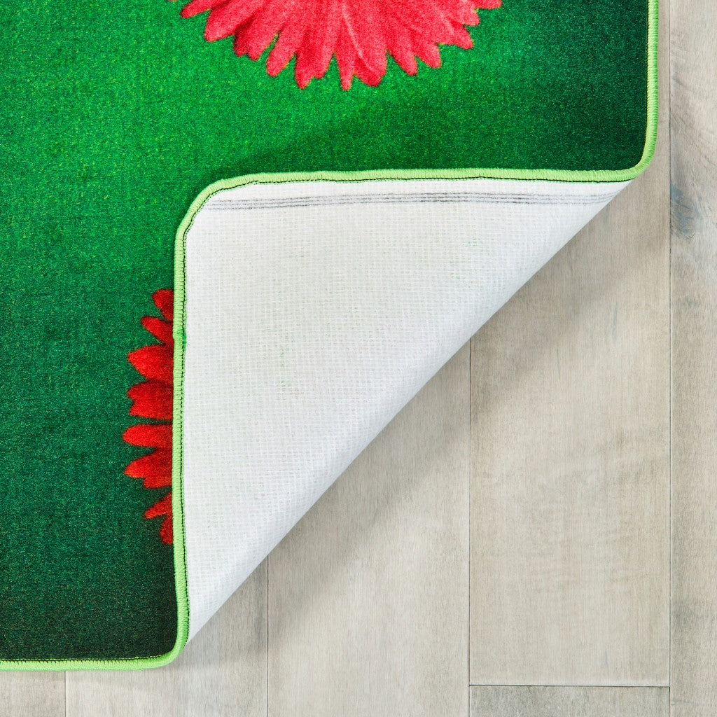 #59182 Flower Power Seating Rug, 6ft x 9ft Rectangle