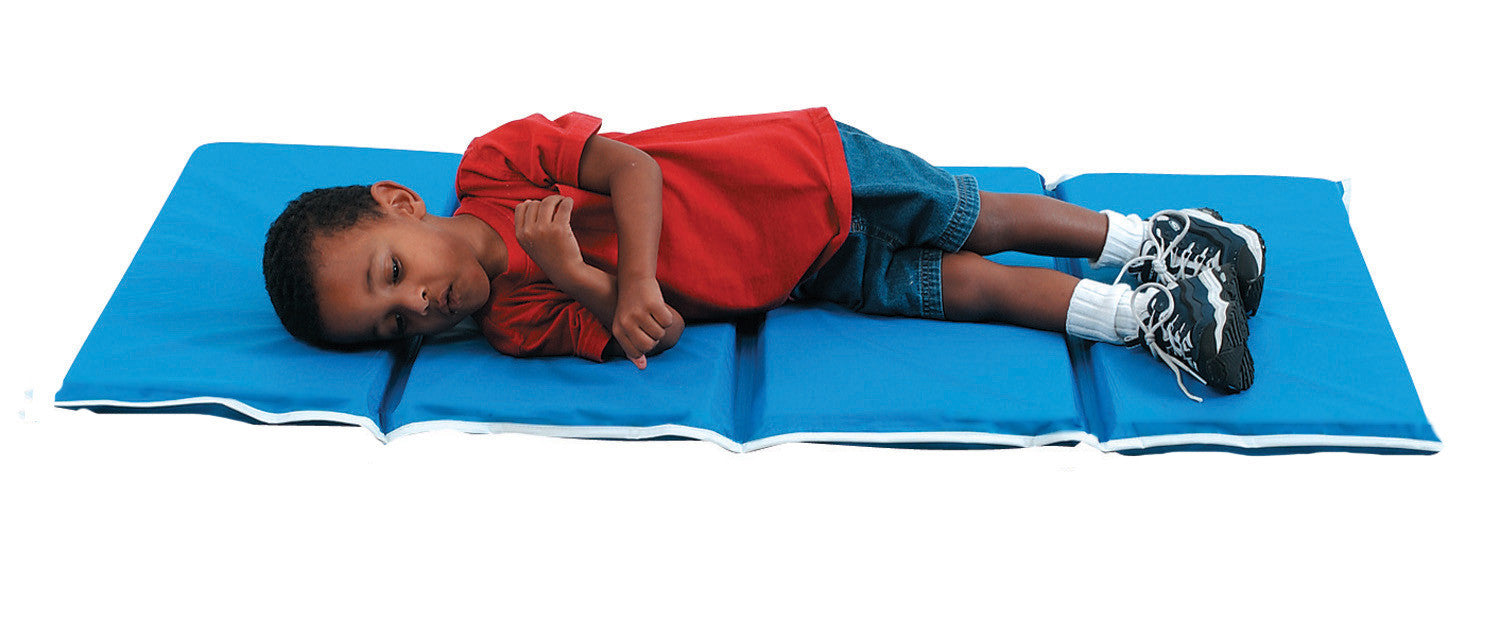 #9346 Tapete azul/azul de 24 x 48 x 1, 4 secciones, 1 paquete