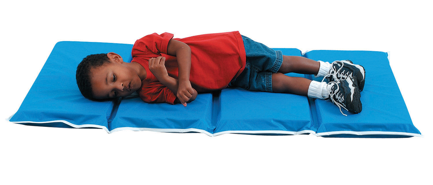 #9347 Tapete azul/azul de 24 x 48 x 2, 4 secciones, 1 paquete