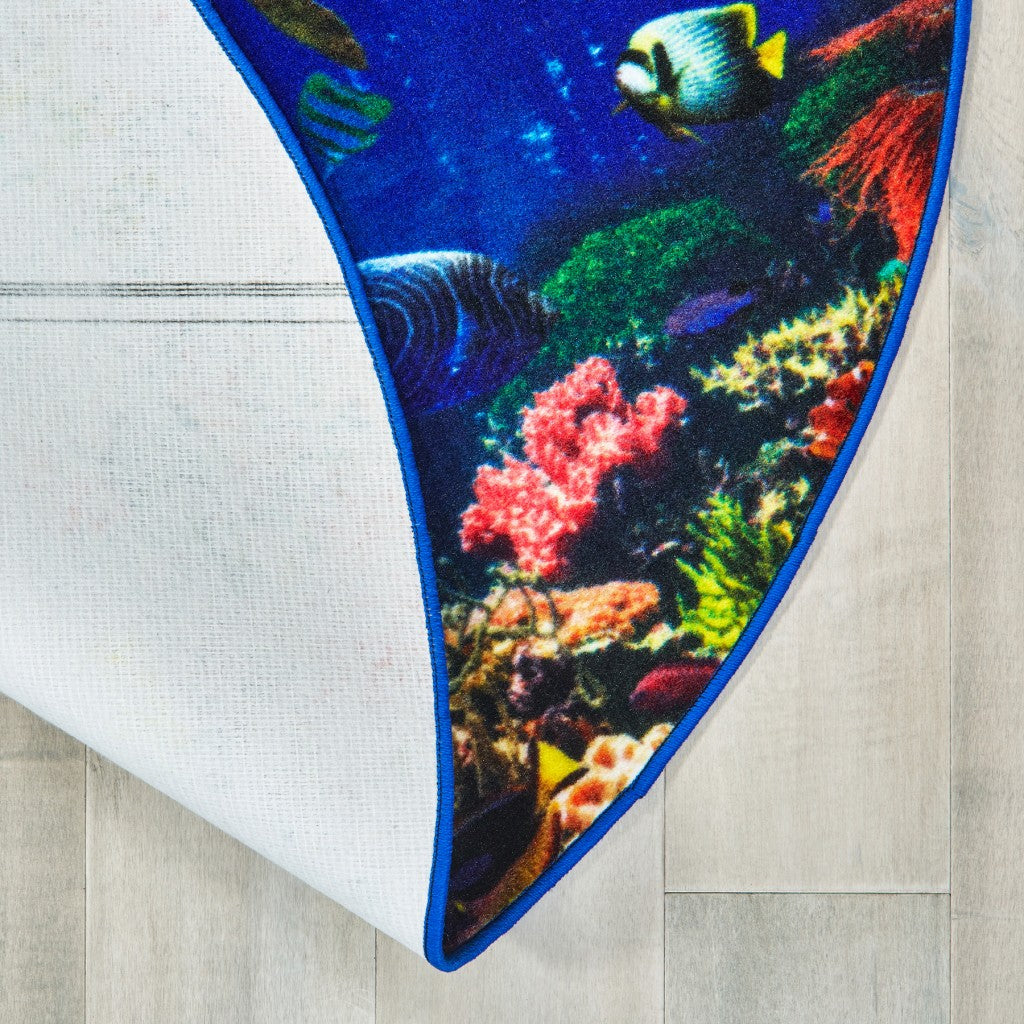 #59180 Explore the Ocean, 6ft Round Rug