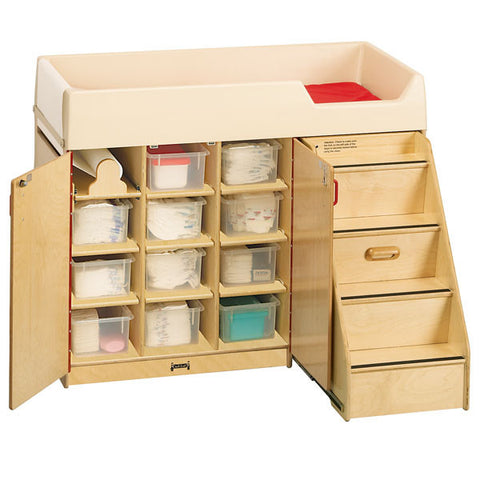 #1298 Jonti-Craft® Diaper Changer W/Stairs - Right