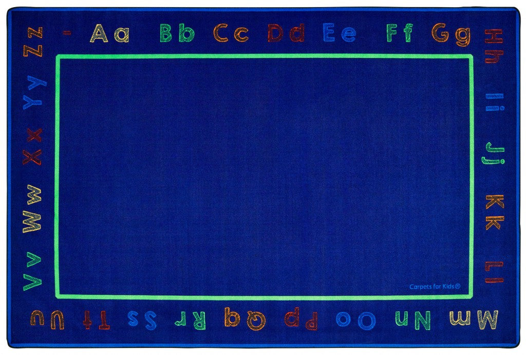 #59052 Chalk & Play Literacy, 8ft x 12ft Rectangle Rug