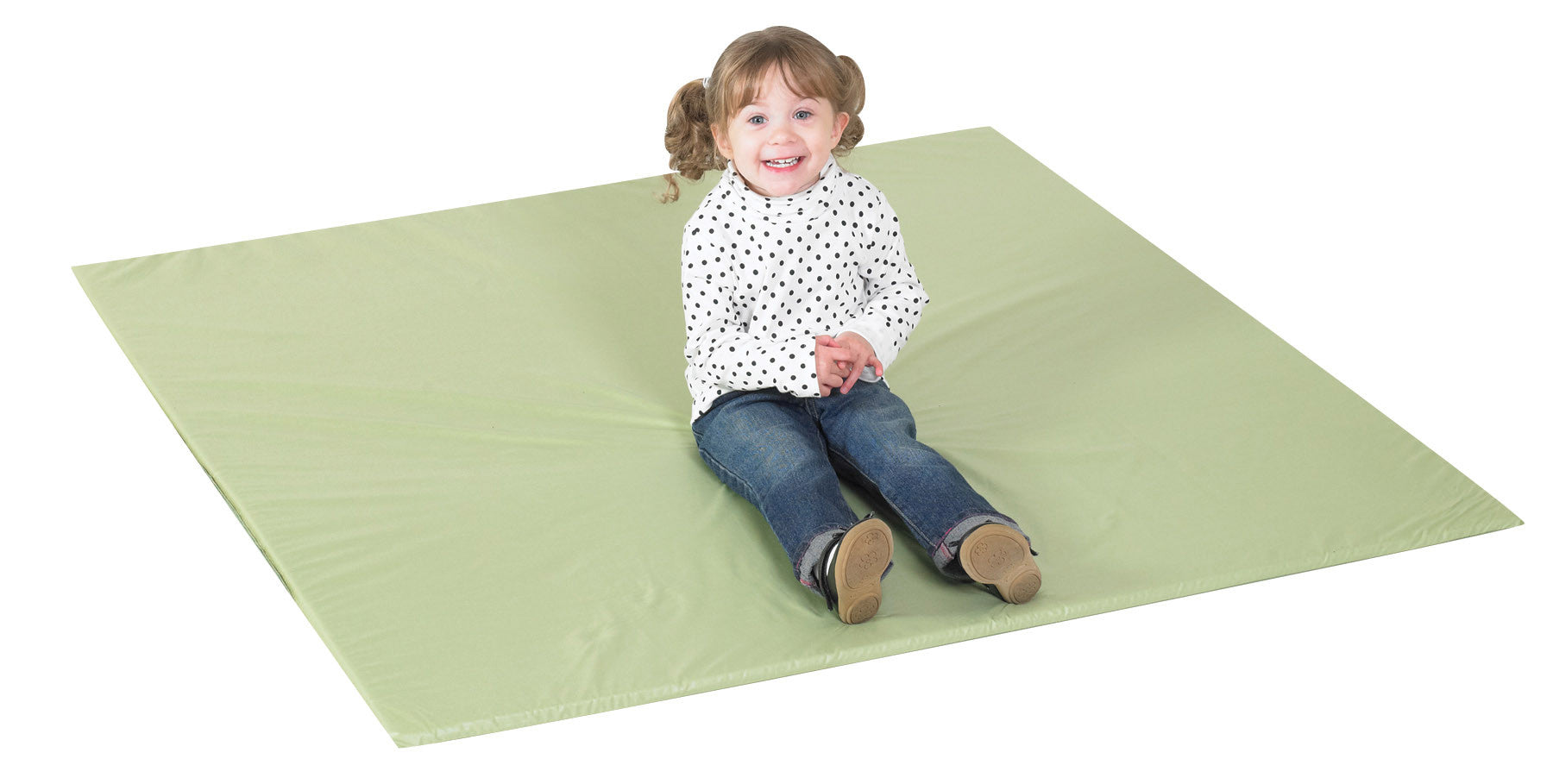 Tapete de actividades color salvia oscuro y verde helecho claro n.° 9672