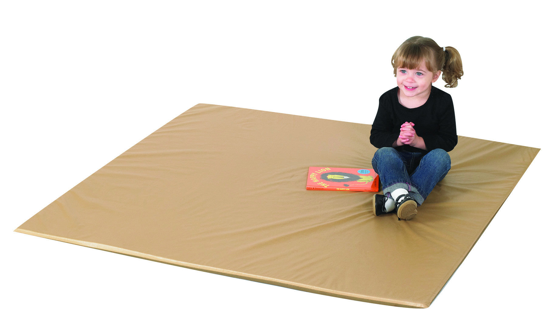 #9673 Tapete de actividades en color marrón nogal oscuro y tostado almendra