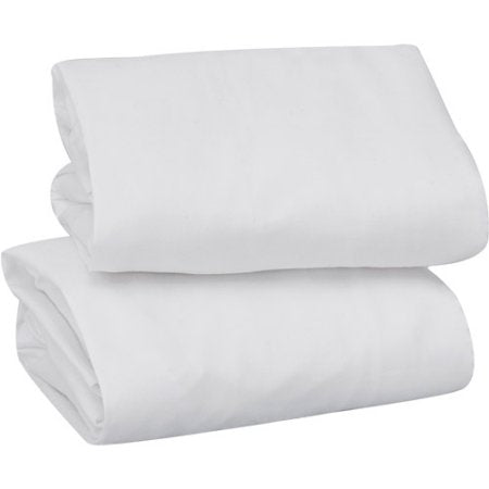 #22730 Fitted Compact Crib Sheet, White