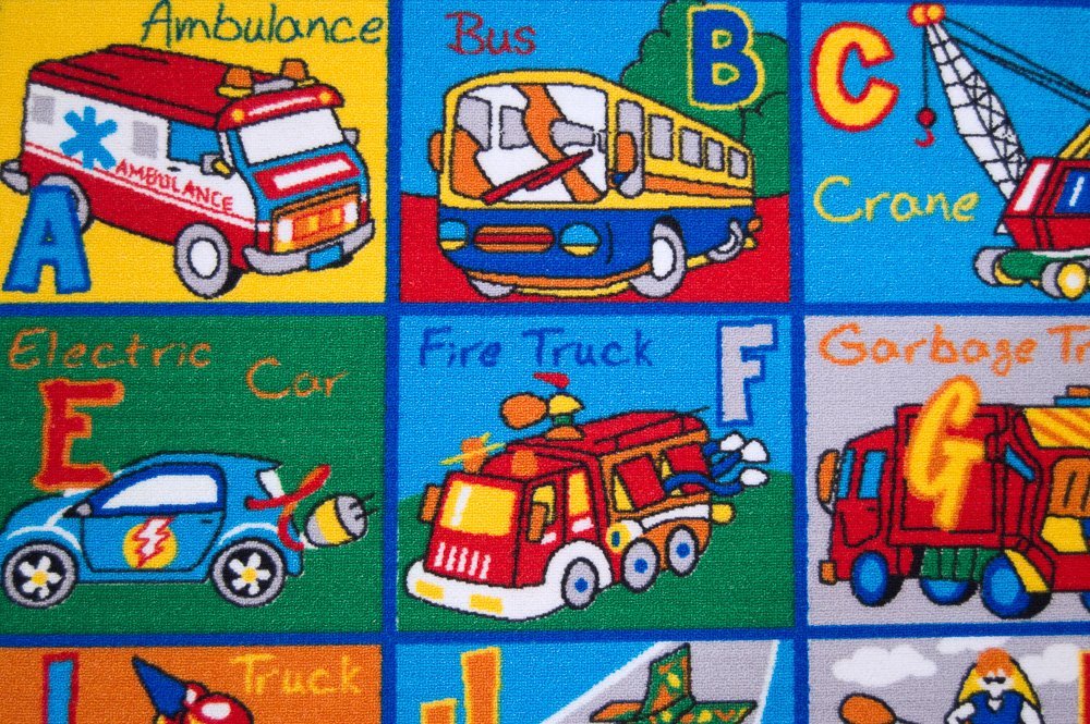 #2035 ABC Transportation Carpet 59" x 83"