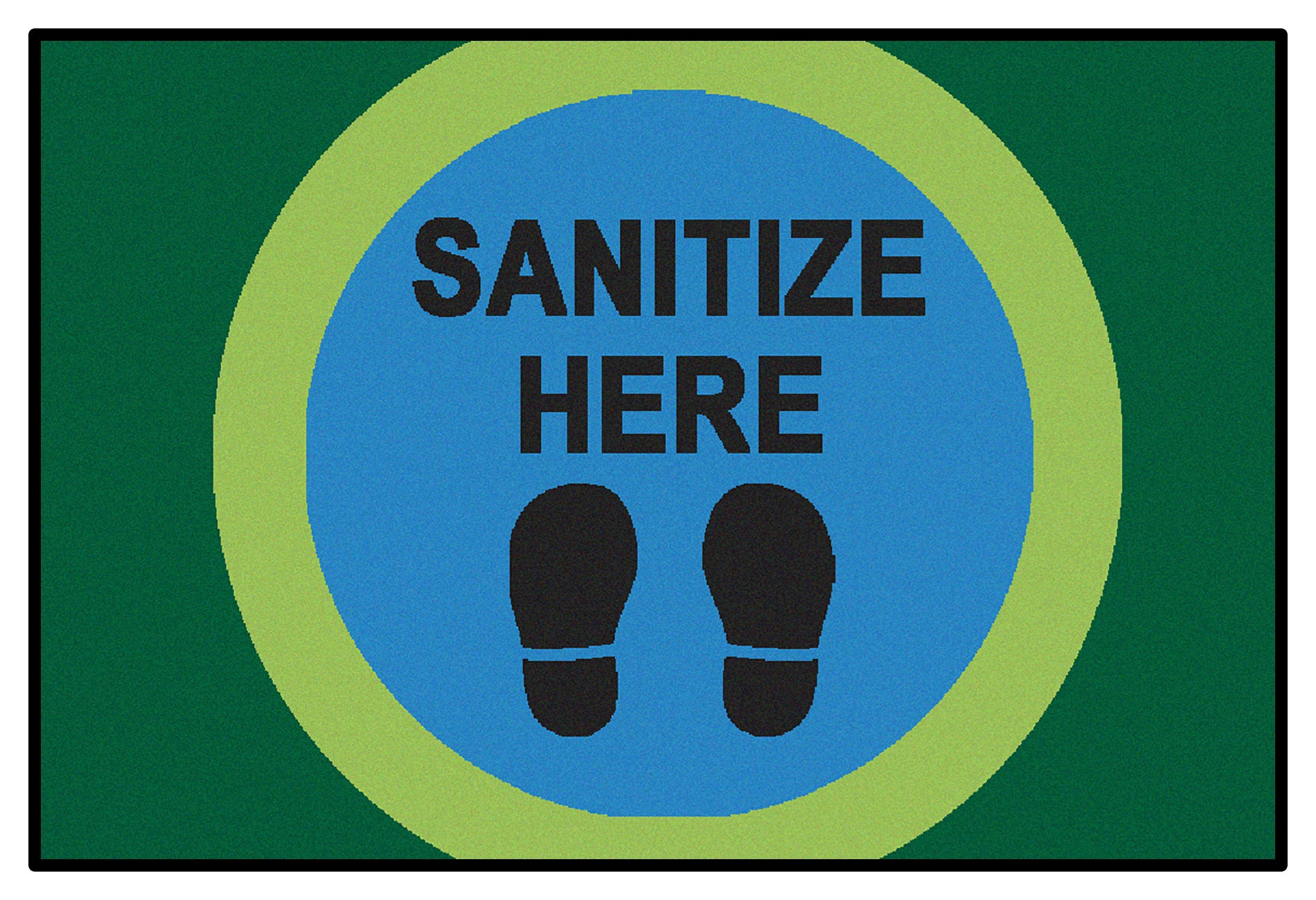 #59287 Tapete de desinfección Dot Marks the Spot, alfombra rectangular de 4 pies x 6 pies