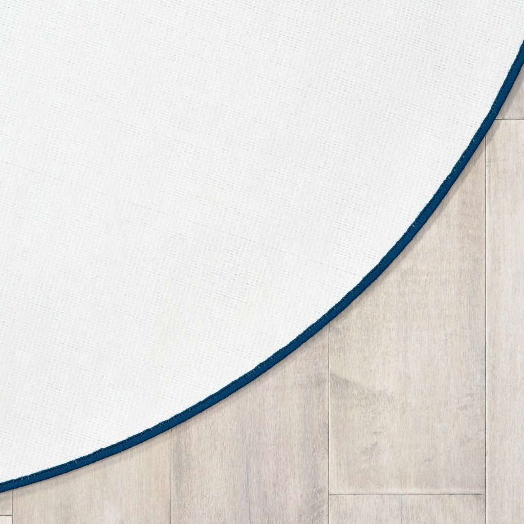 #59132 KIDSoft Tranquil Trees - Blue, 6ft X 9ft Oval Rug