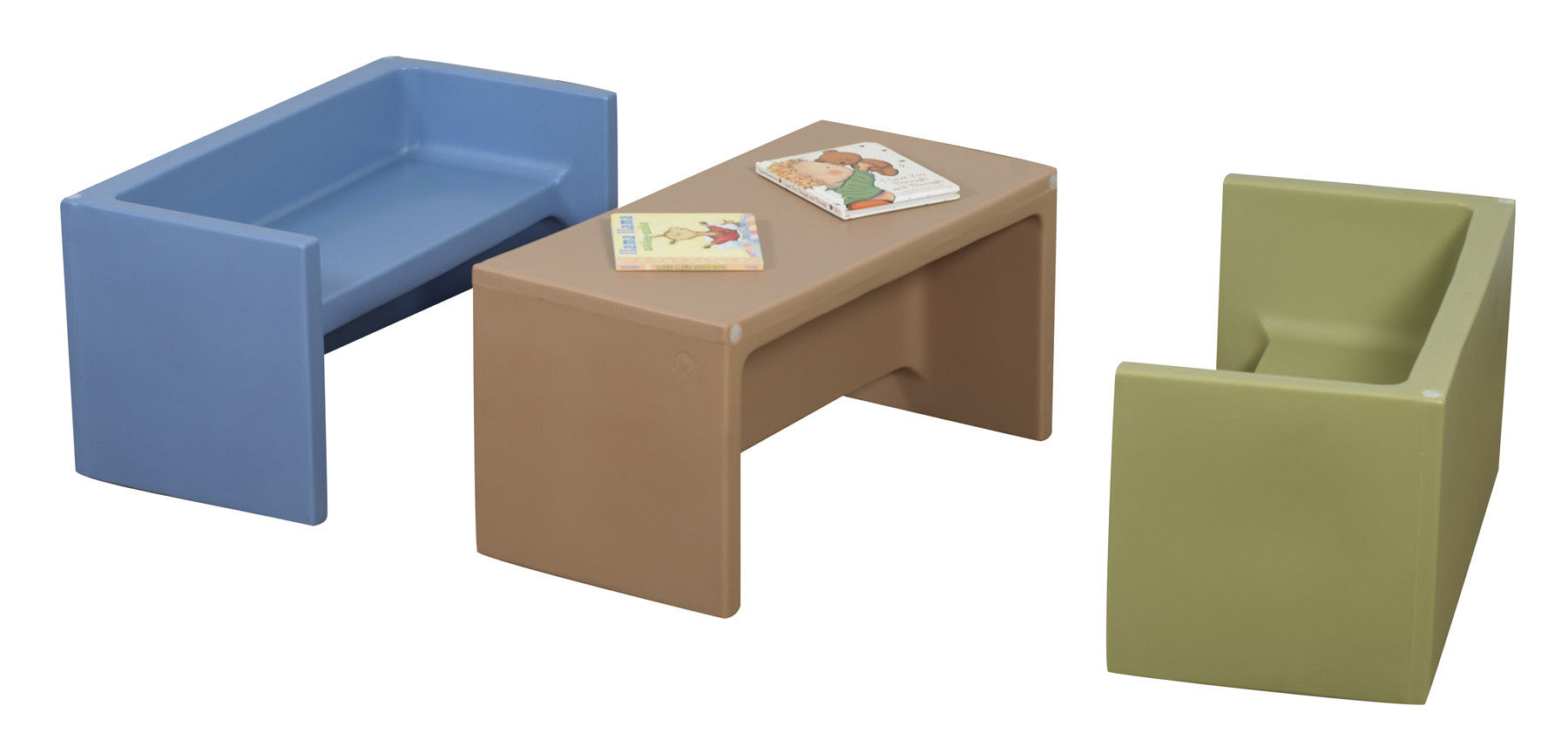 #10353 Set of 3 Adapta-Benches - Woodland Colors - Factory Select