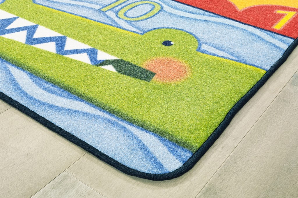#59192 Jungle Jam Counting Rug - New Pricing & Item Number for 2020, 6ft x 9ft Rectangle