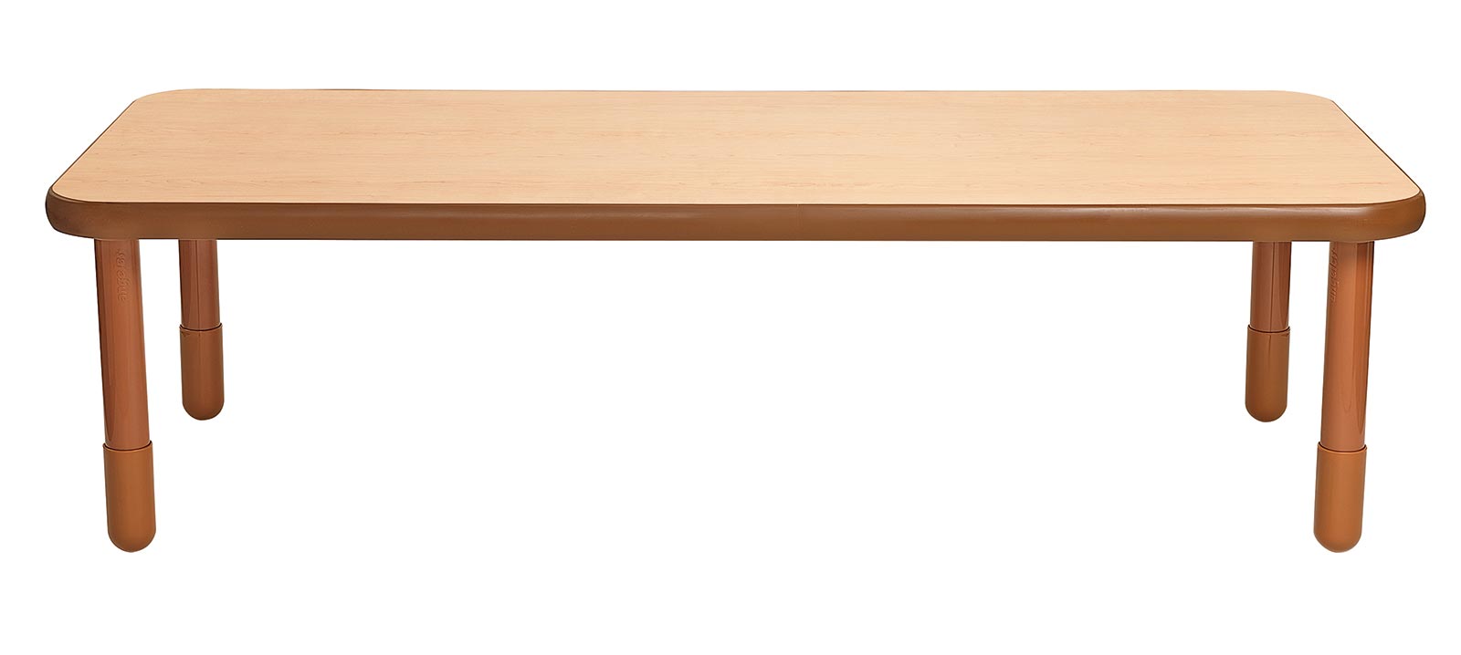 Mesa rectangular BaseLine n.° 46014 de 72 pulgadas de largo x 30 pulgadas de ancho -
 Madera natural con patas de 20 pulgadas de alto
