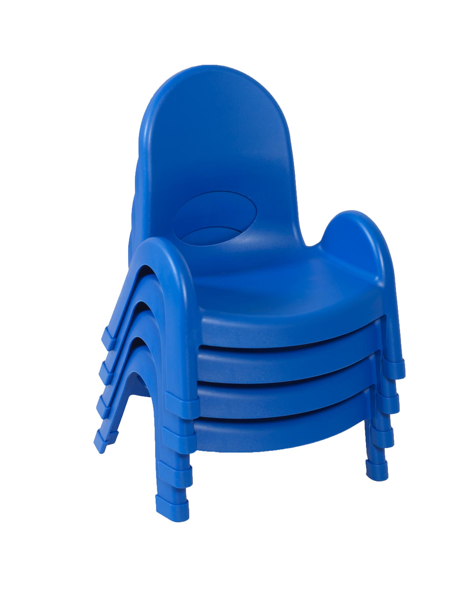 Silla infantil Value Stack de 5" n.° 46121 - Paquete de 4 - Azul rey