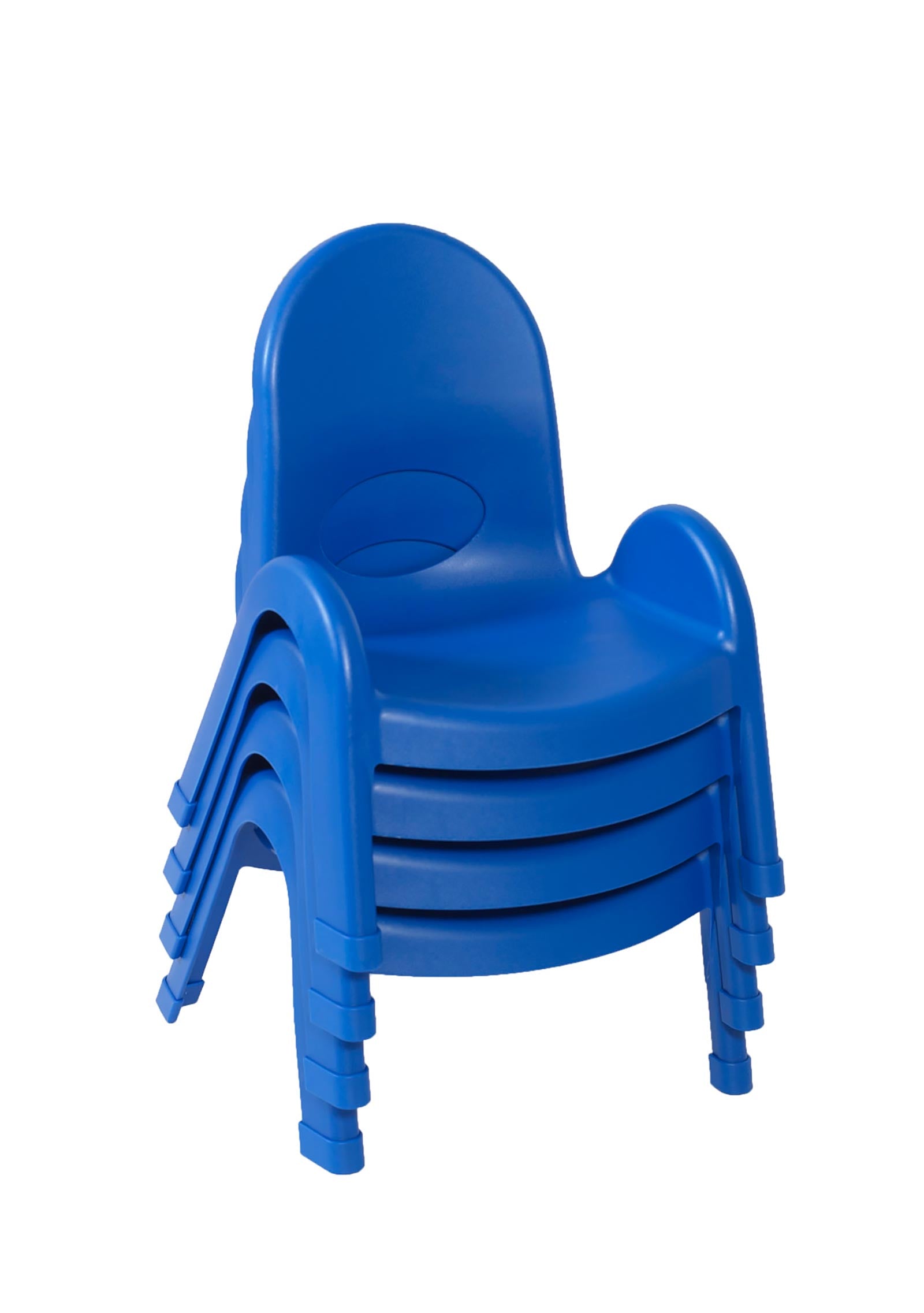 #46131 Value Stack 7" Child Chair - 4 Pack - Royal Blue