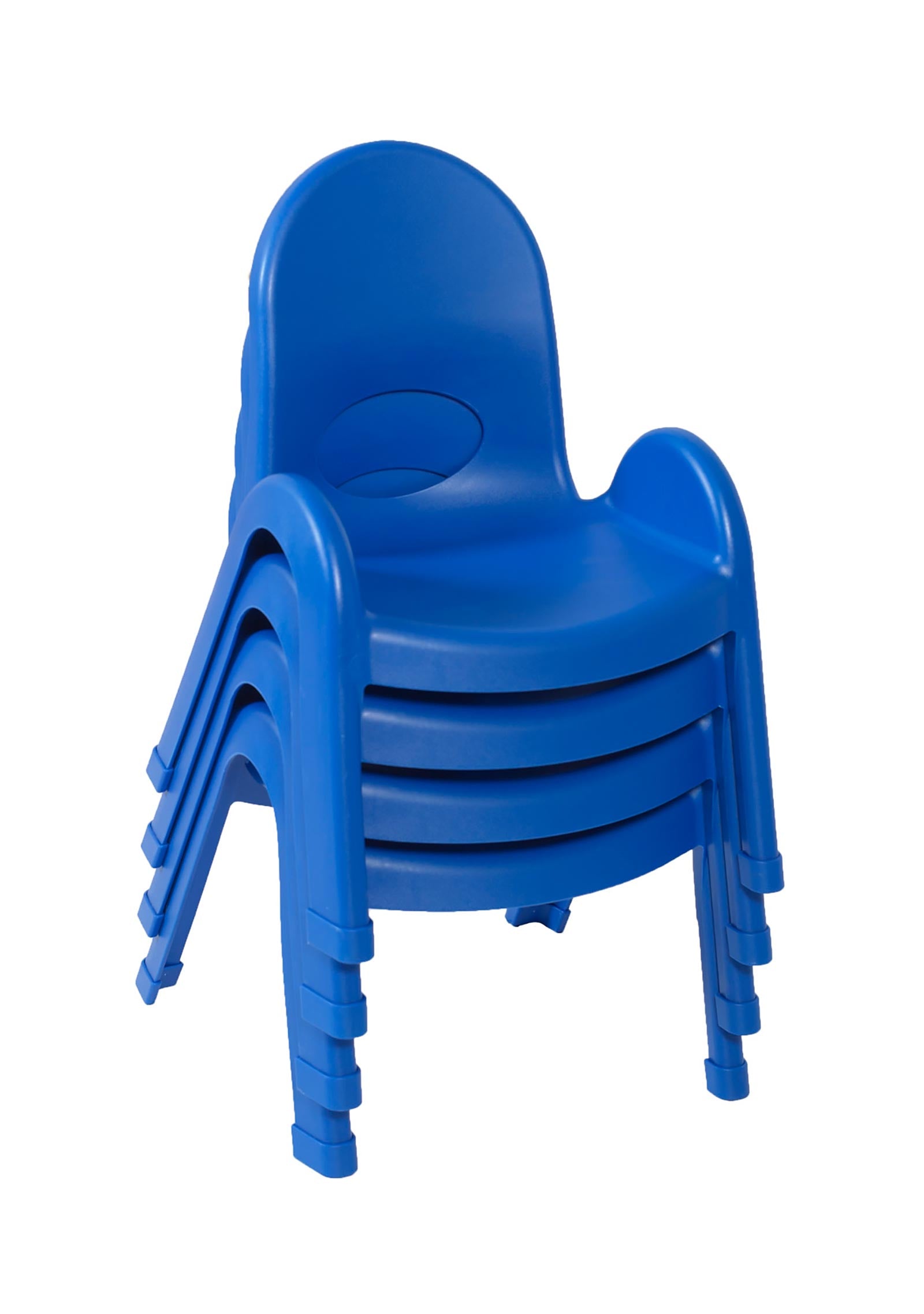 #46141 Value Stack 9" Child Chair - 4 Pack - Royal Blue