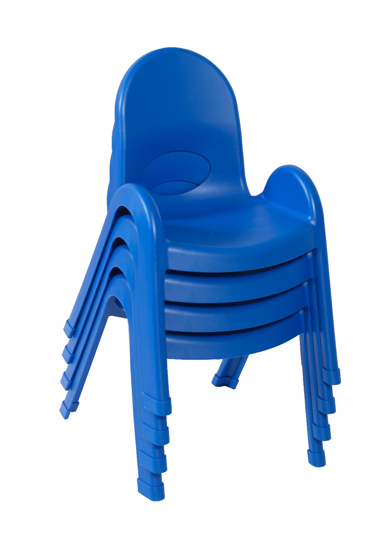 #46151 Value Stack 11" Child Chair - 4 Pack - Royal Blue