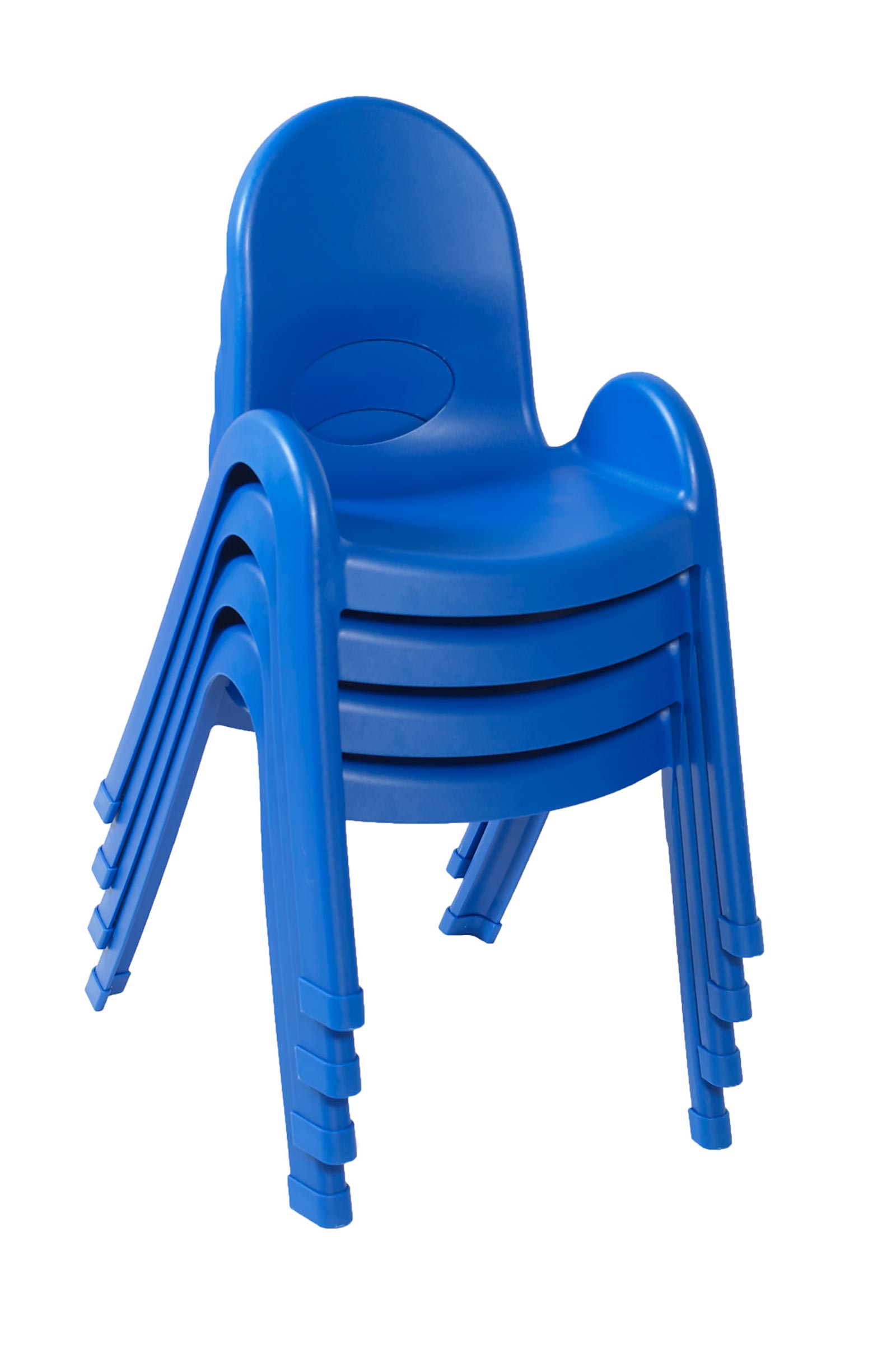 #46161 Value Stack 13" Child Chair - 4 Pack - Royal Blue
