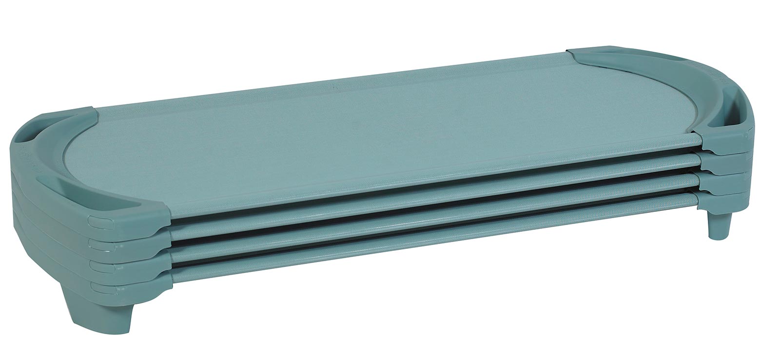 #46379 SpaceLine Cot Standard 4 Pack - Teal Green