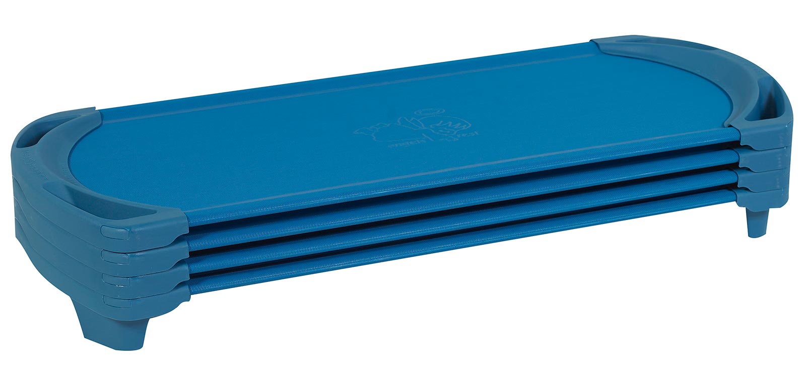 #46380 SpaceLine Cot Standard 4 Pack - Ocean Blue