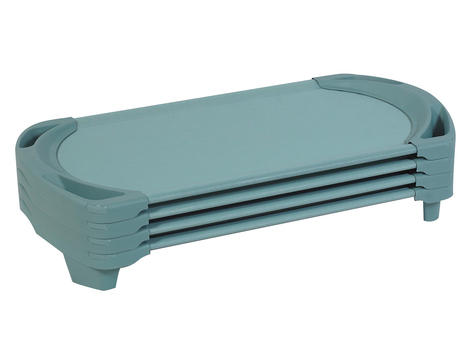 #46383 SpaceLine Cot Toddler 4 Pack - Teal Green