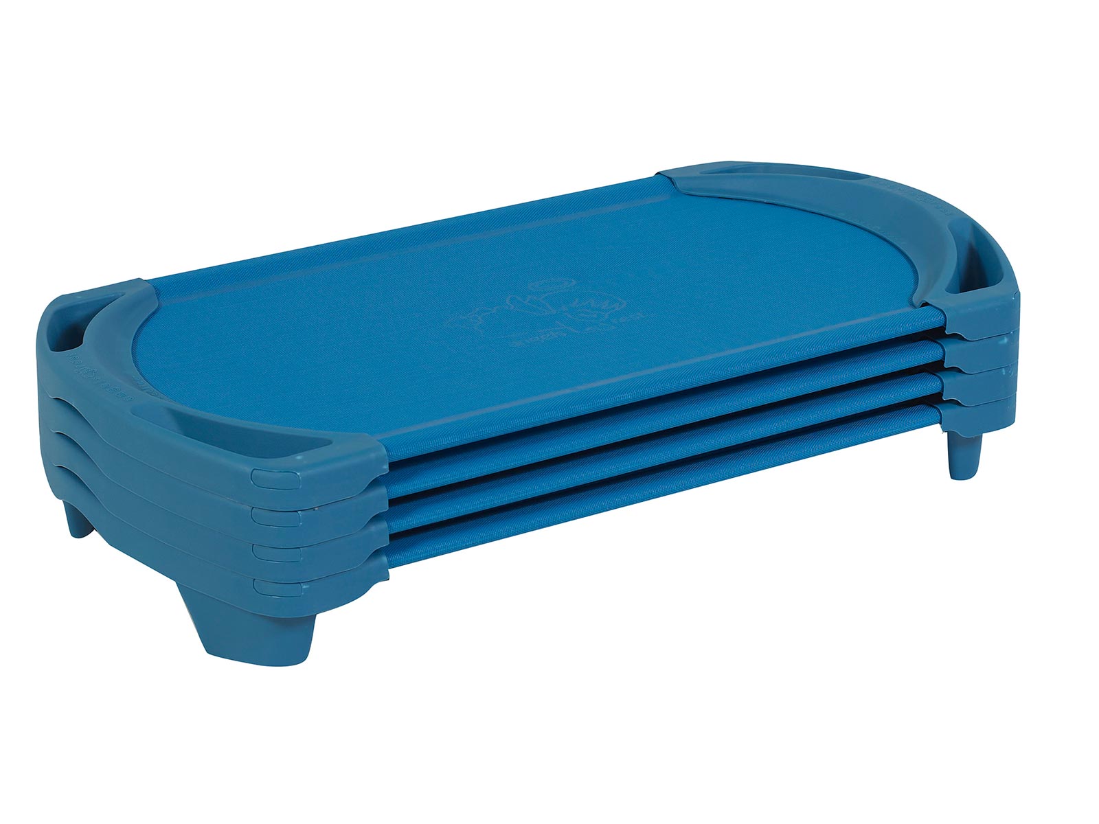 #46384 SpaceLine Cot Toddler 4 Pack - Ocean Blue