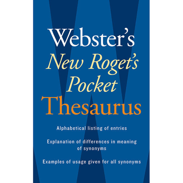 #2251 WEBSTERS NEW ROGETS THESAURUS POCKET EDITION